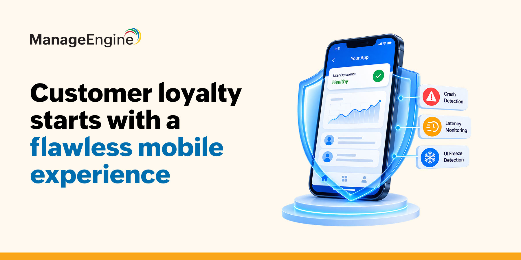 Mobile APM: Keep mobile app experiences seamless with Applications Manager