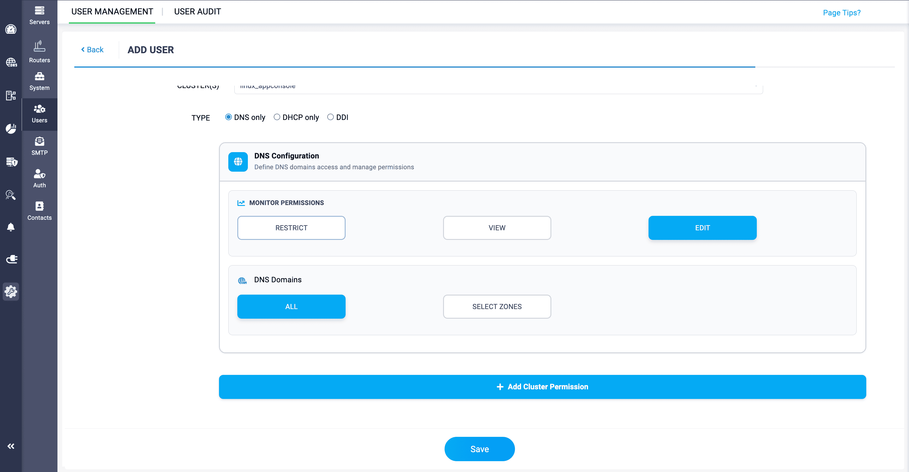 DNS Role Based Access Controls