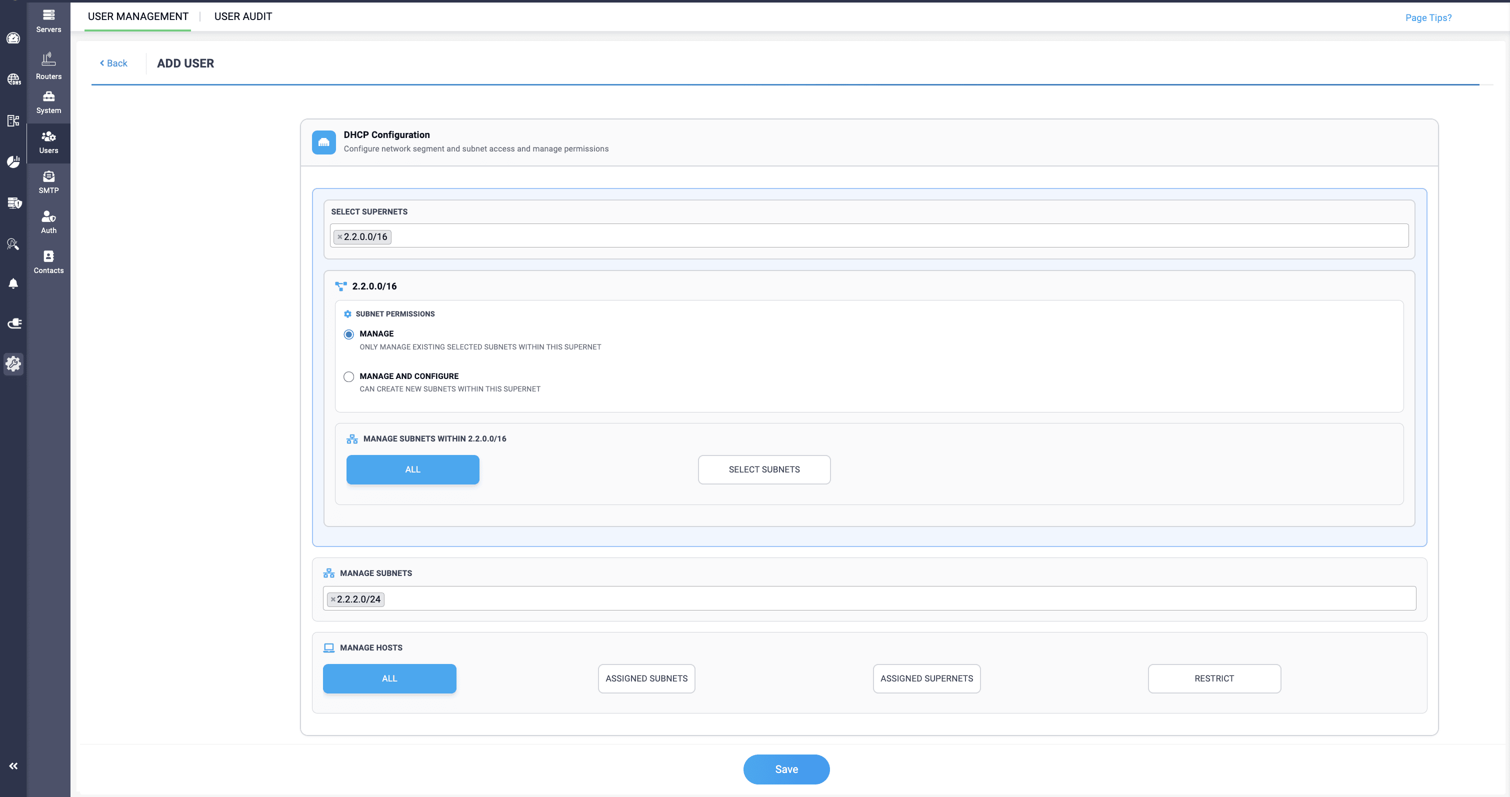 DHCP RBAC cluster permissions DHCP RBAC cluster permissions