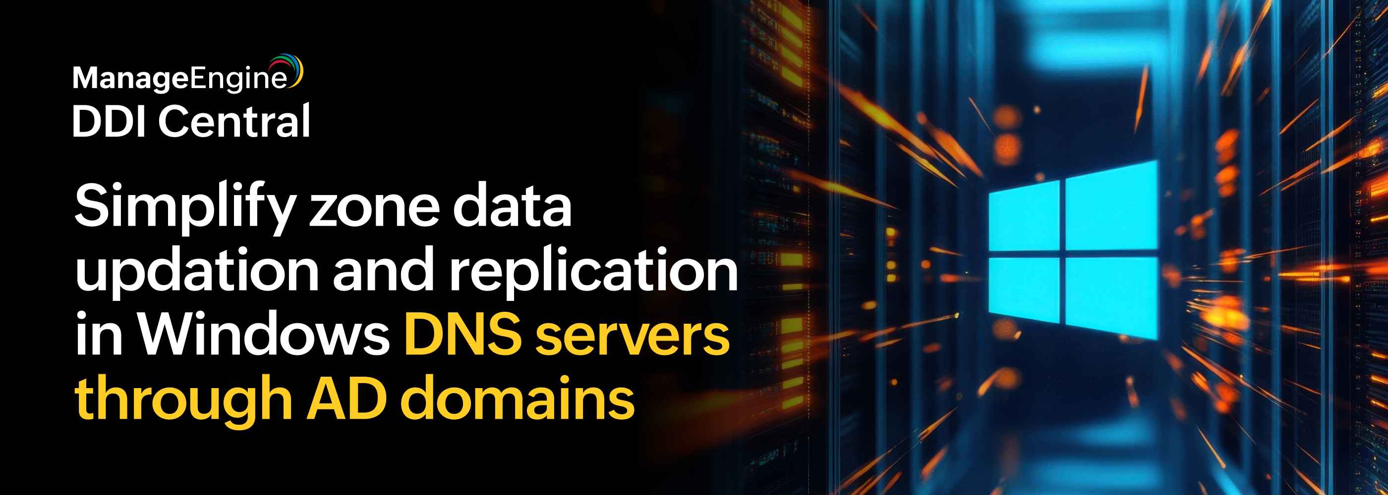 How DDI Central help admins enable Active Directory domains in the network