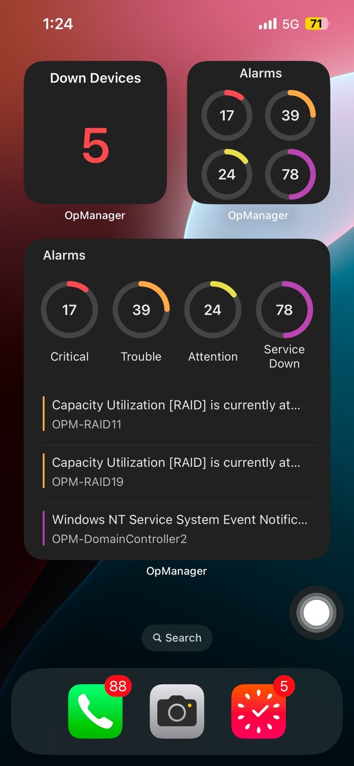 Homescreen Widgets