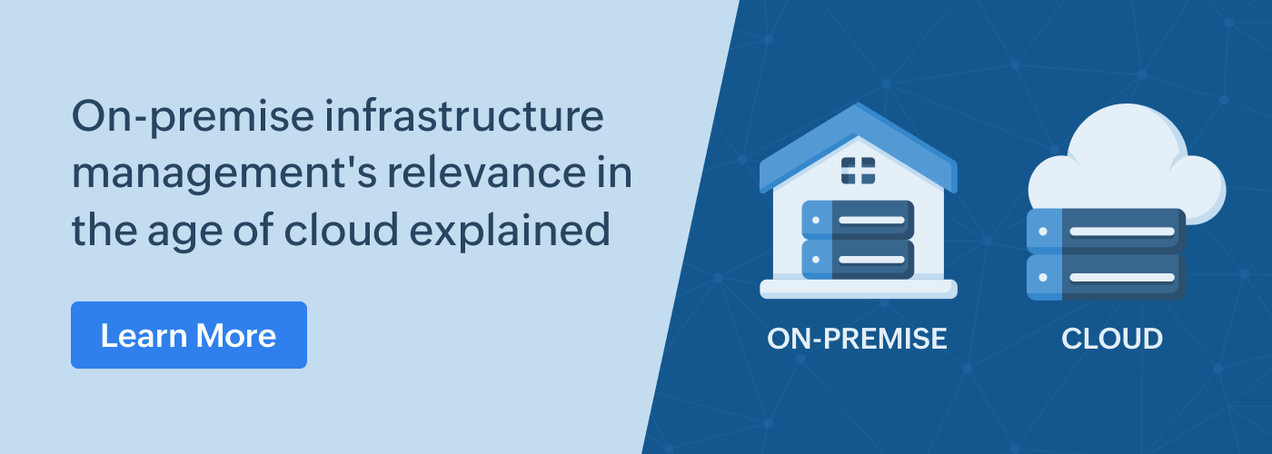 On-premises infrastructure management in the age of the cloud