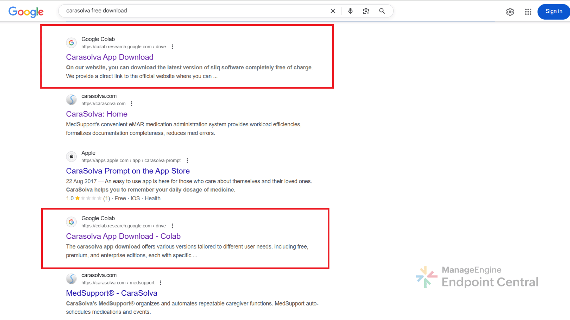 Search Result