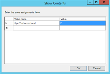 Securing zone levels in Internet Explorer